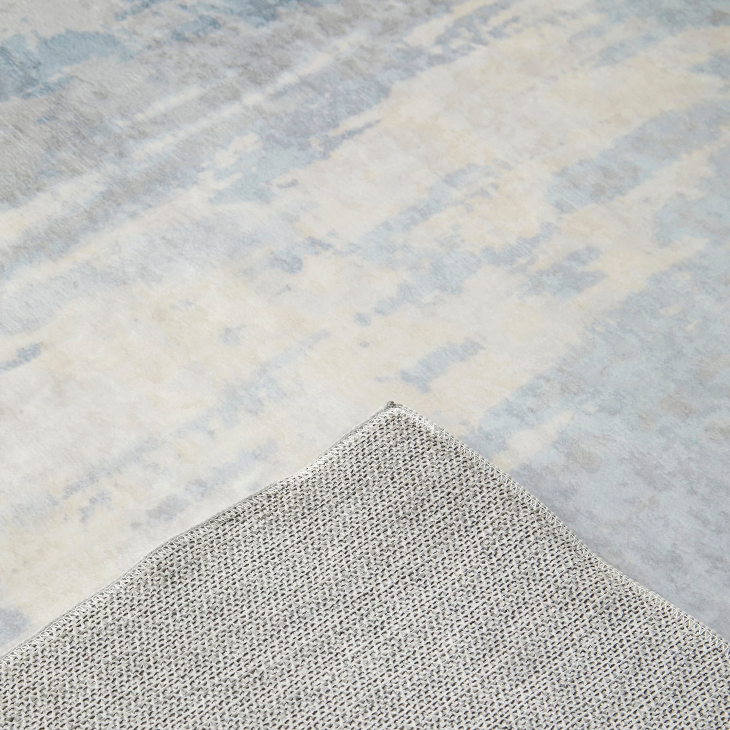 Blue Rowan Machine Washable Rug