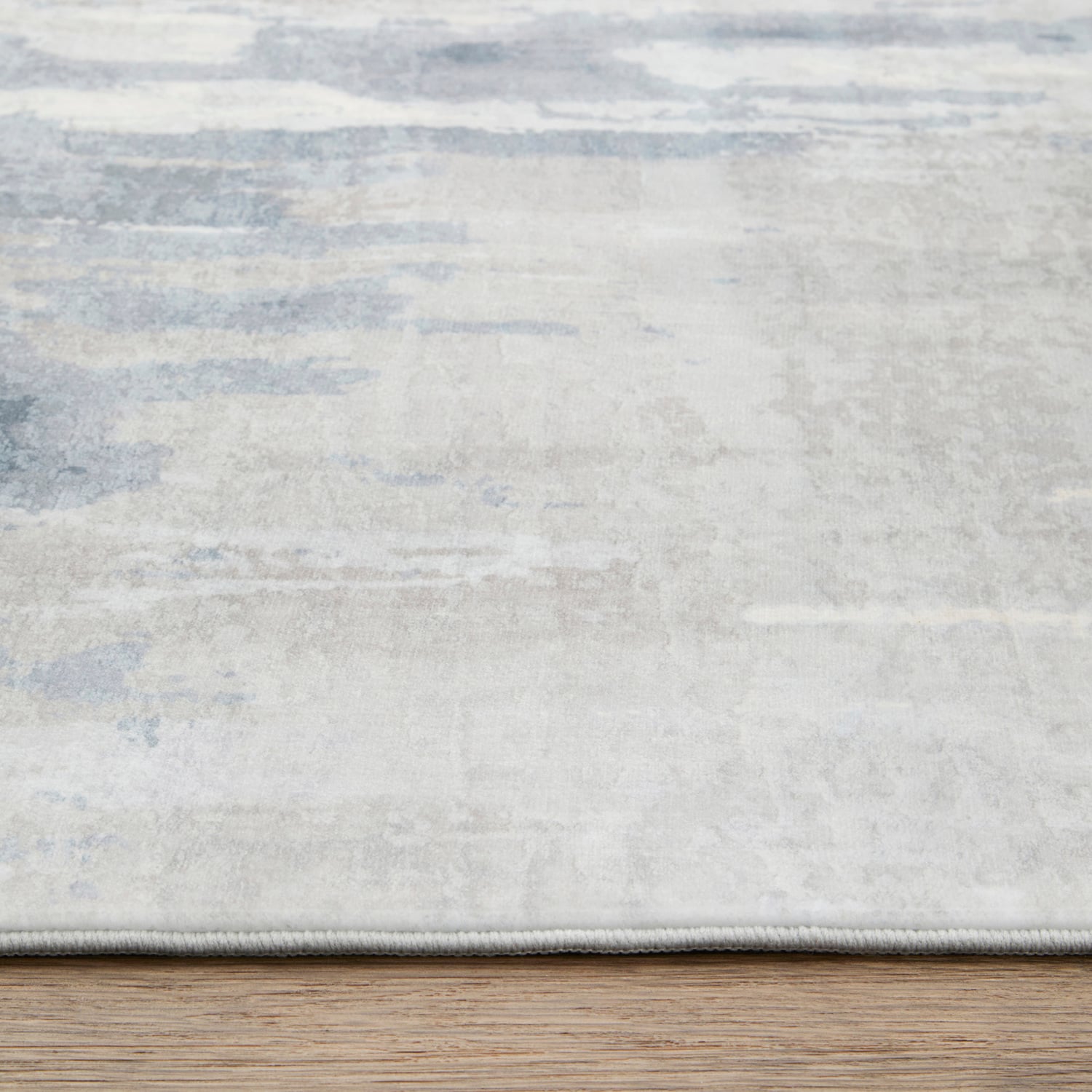 Blue Rowan Machine Washable Rug