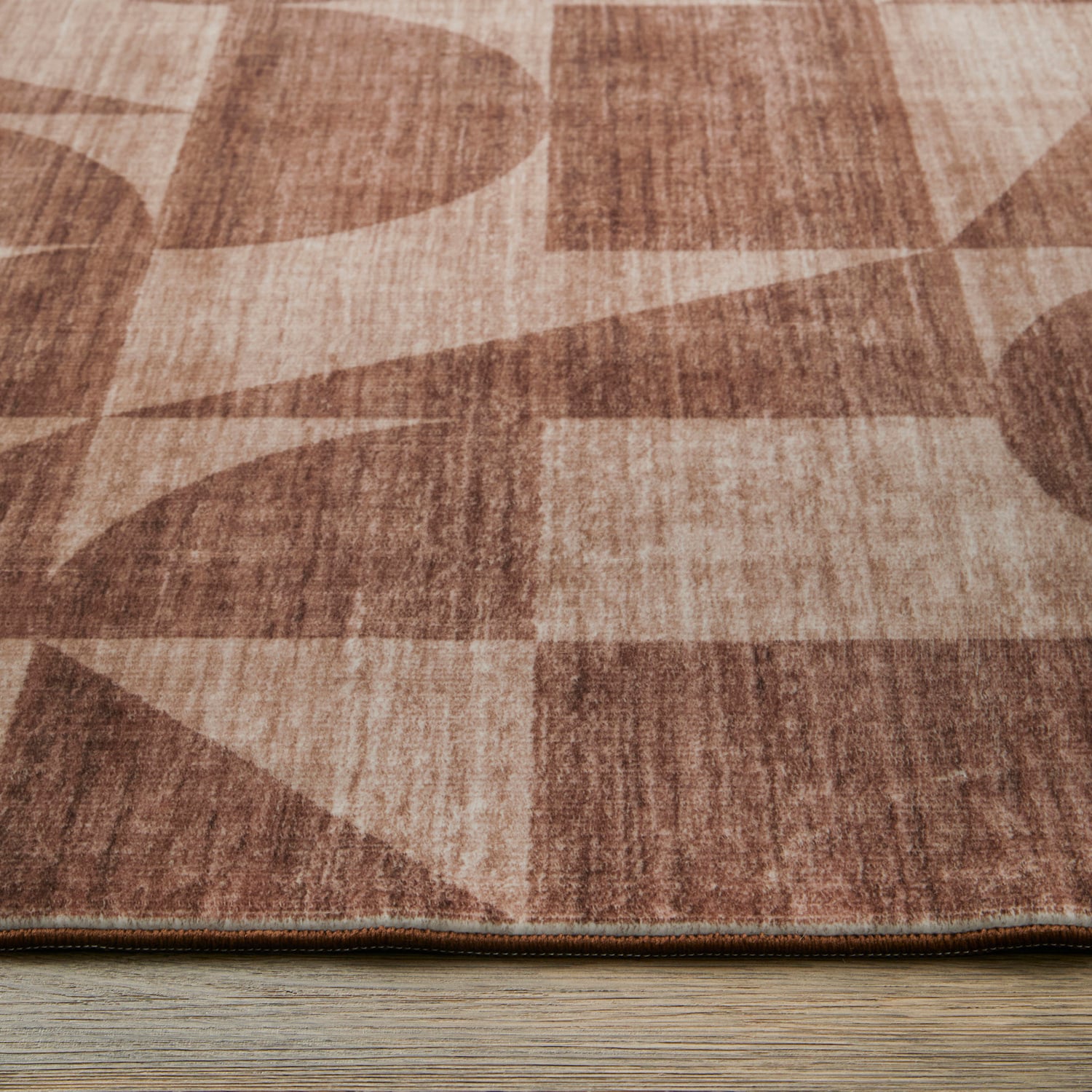 Brown Denver Machine Washable Rug
