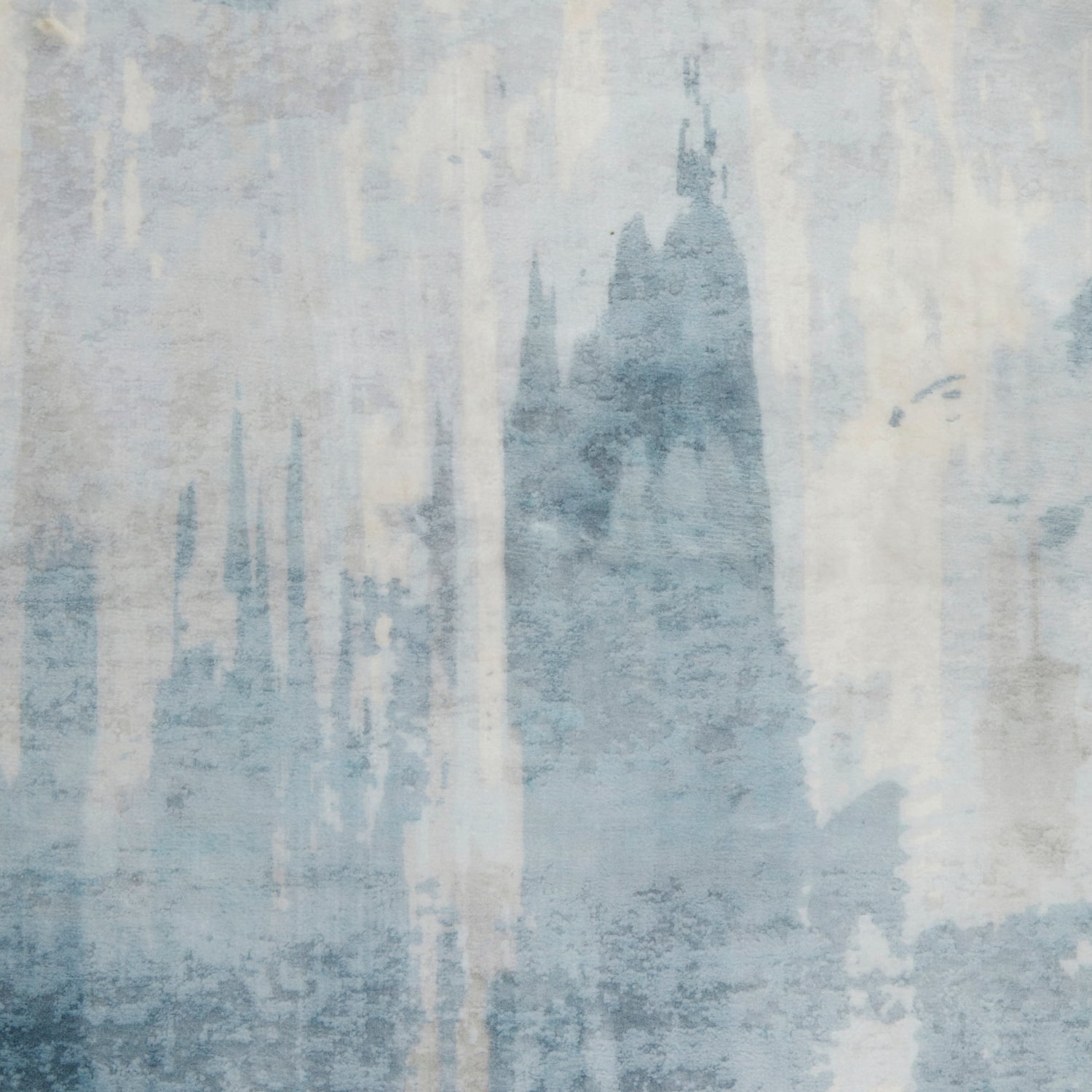 Blue Rowan Machine Washable Rug