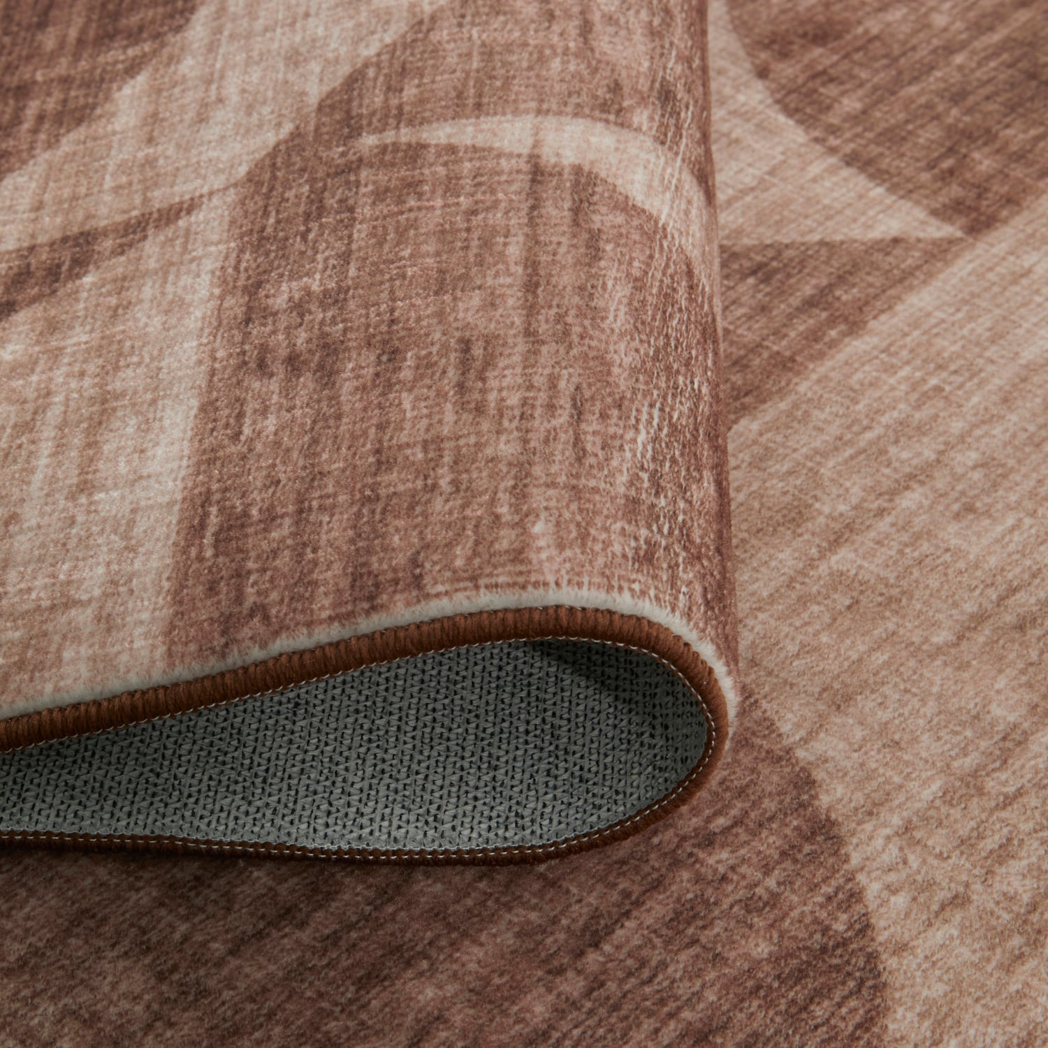 Brown Denver Machine Washable Rug