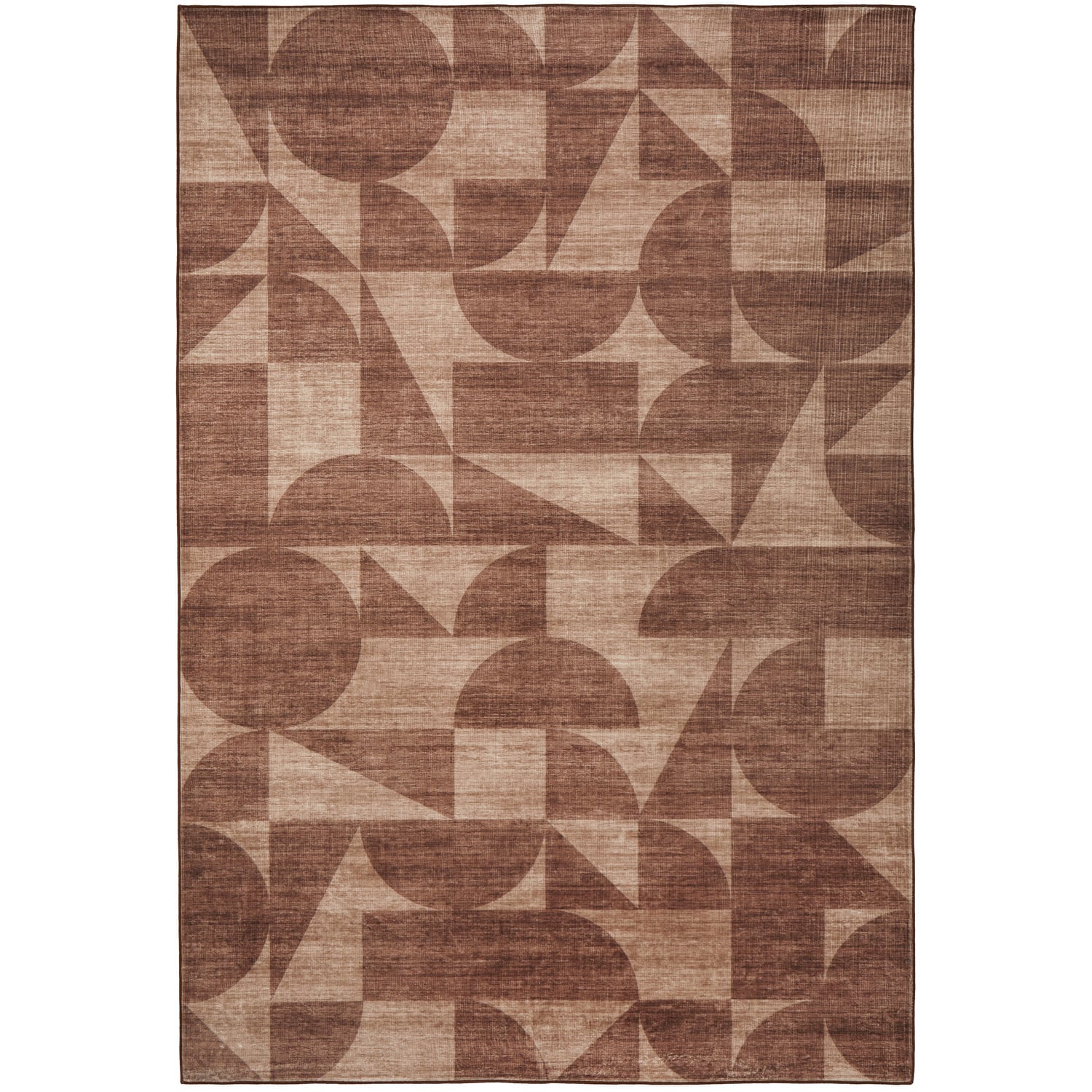 Brown Denver Machine Washable Rug