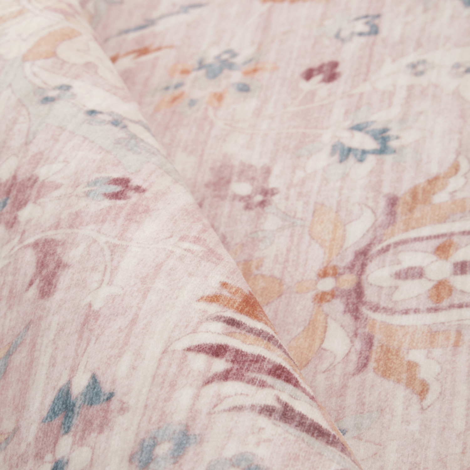 Pink Casey Machine Washable Rug