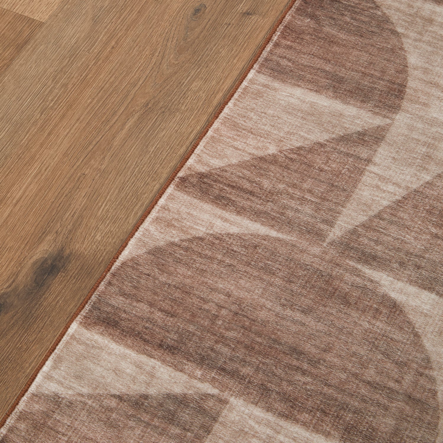 Brown Denver Machine Washable Rug
