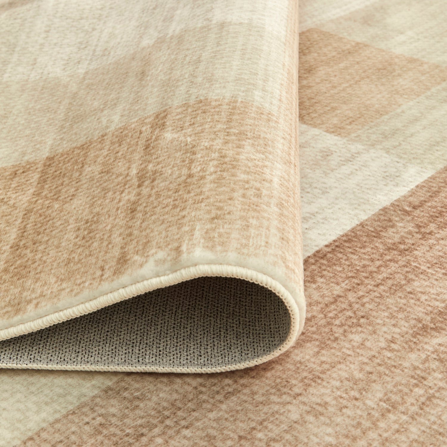 Beige Stevie Machine Washable Rug