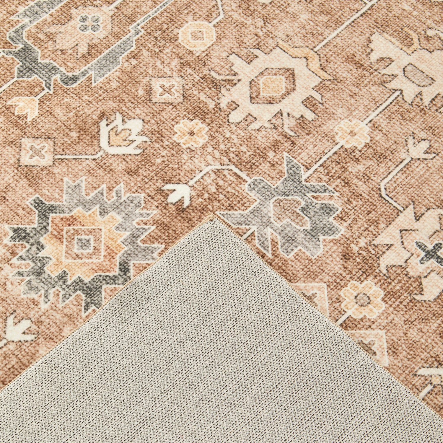 Brown Morgan Machine Washable Rug