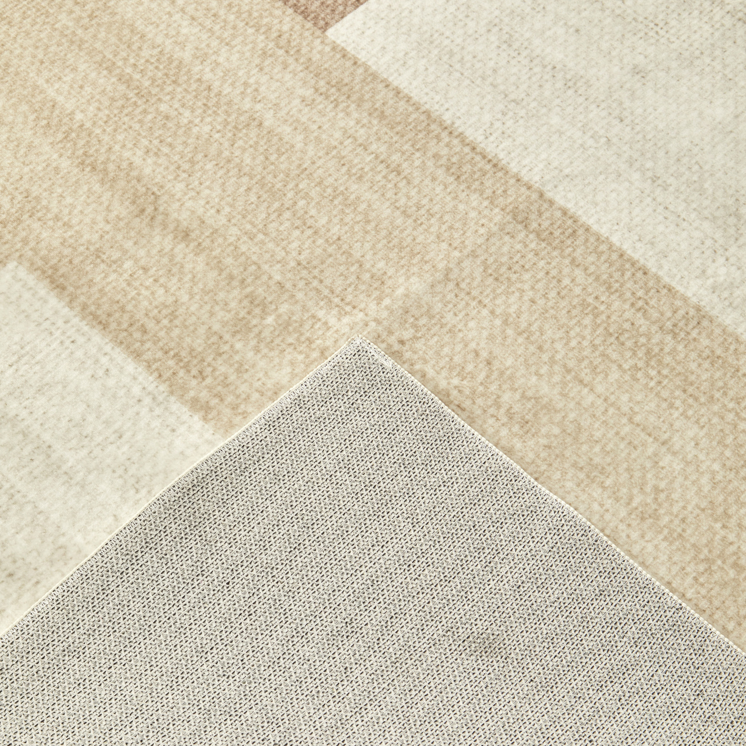 Beige Stevie Machine Washable Rug