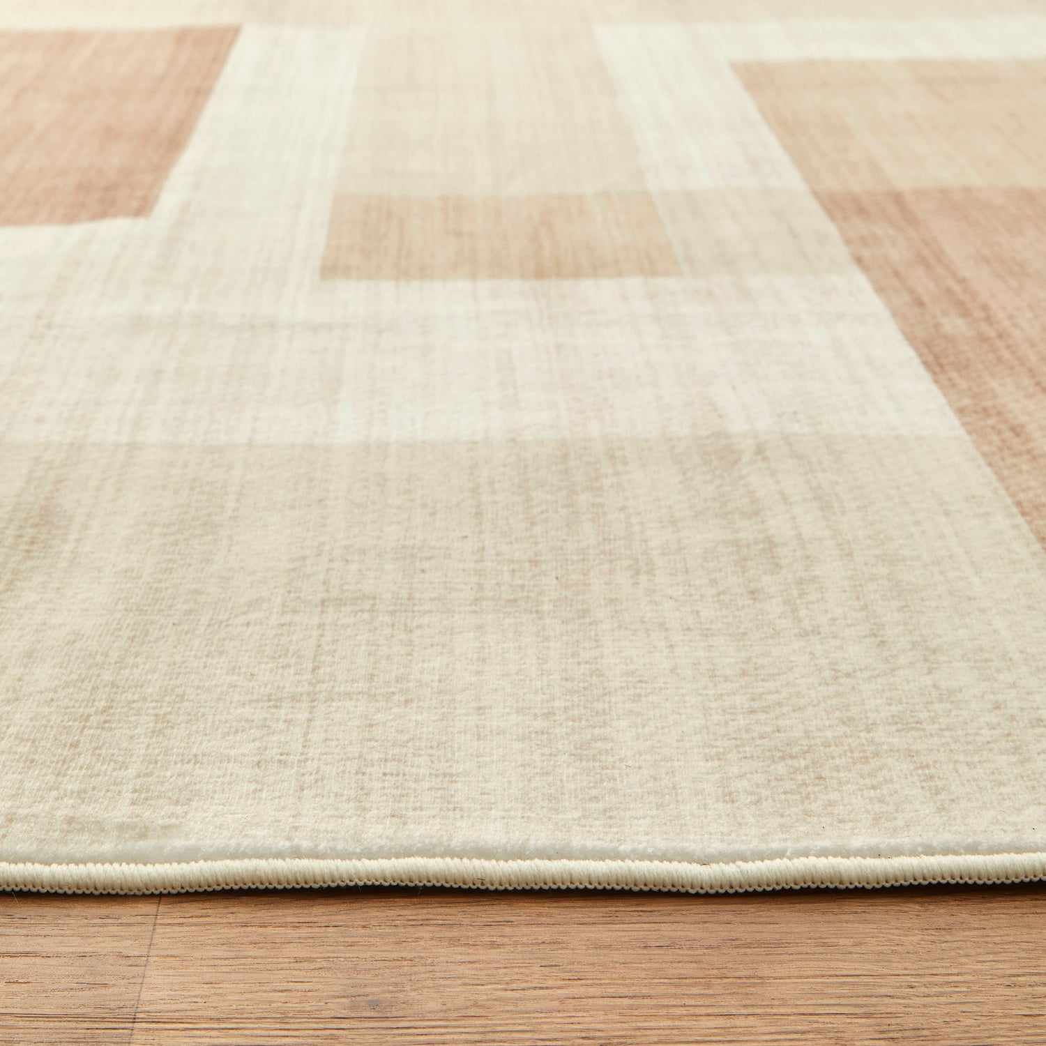 Beige Stevie Machine Washable Rug