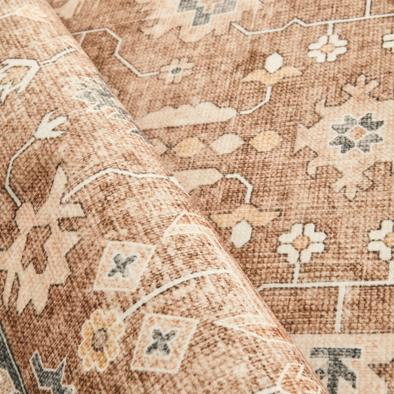 Brown Morgan Machine Washable Rug