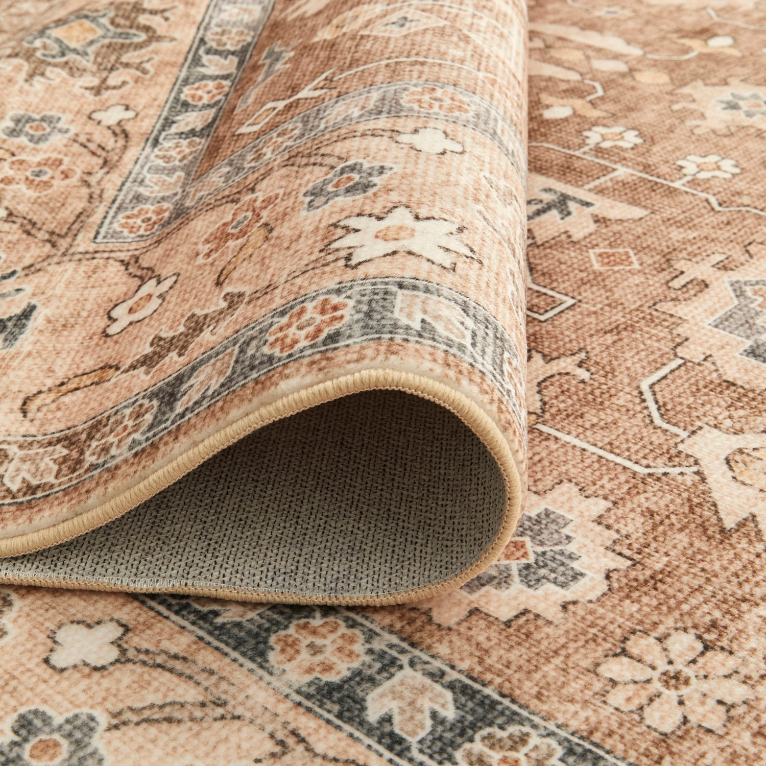Brown Morgan Machine Washable Rug