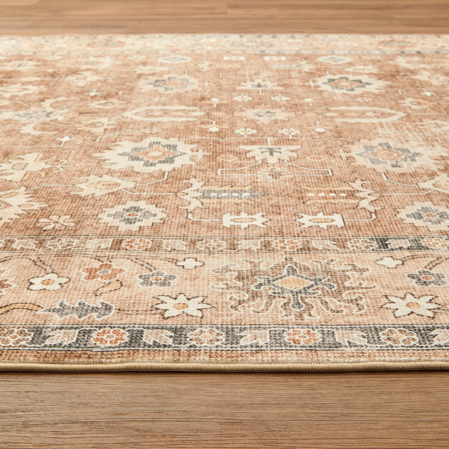 Brown Morgan Machine Washable Rug