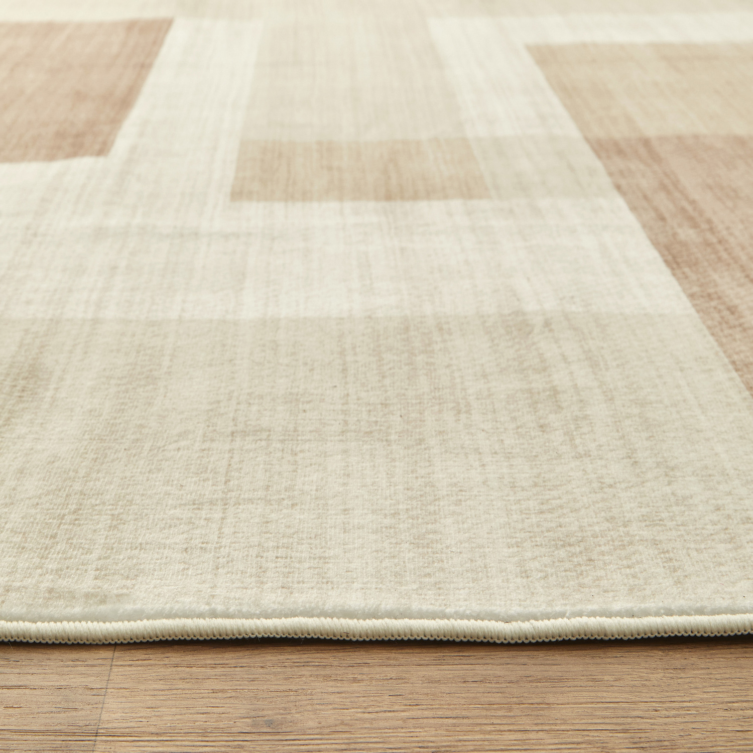 Beige Stevie Machine Washable Rug