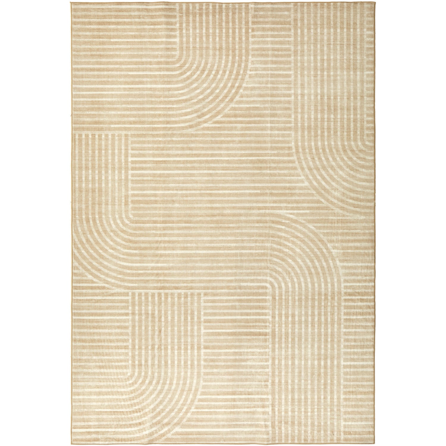 Natural Tatum Machine Washable Rug