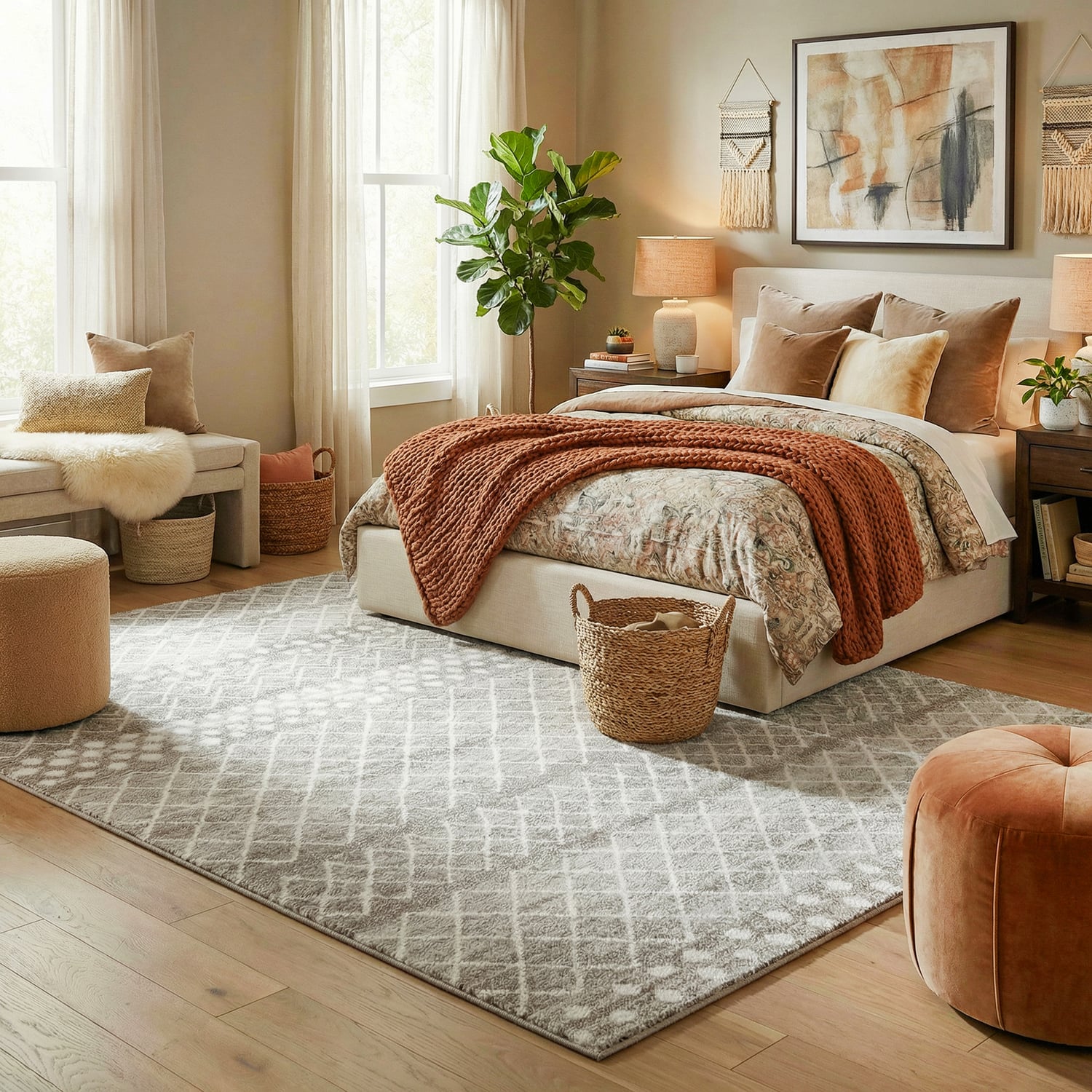 Evelina Hamptons Round Rug
