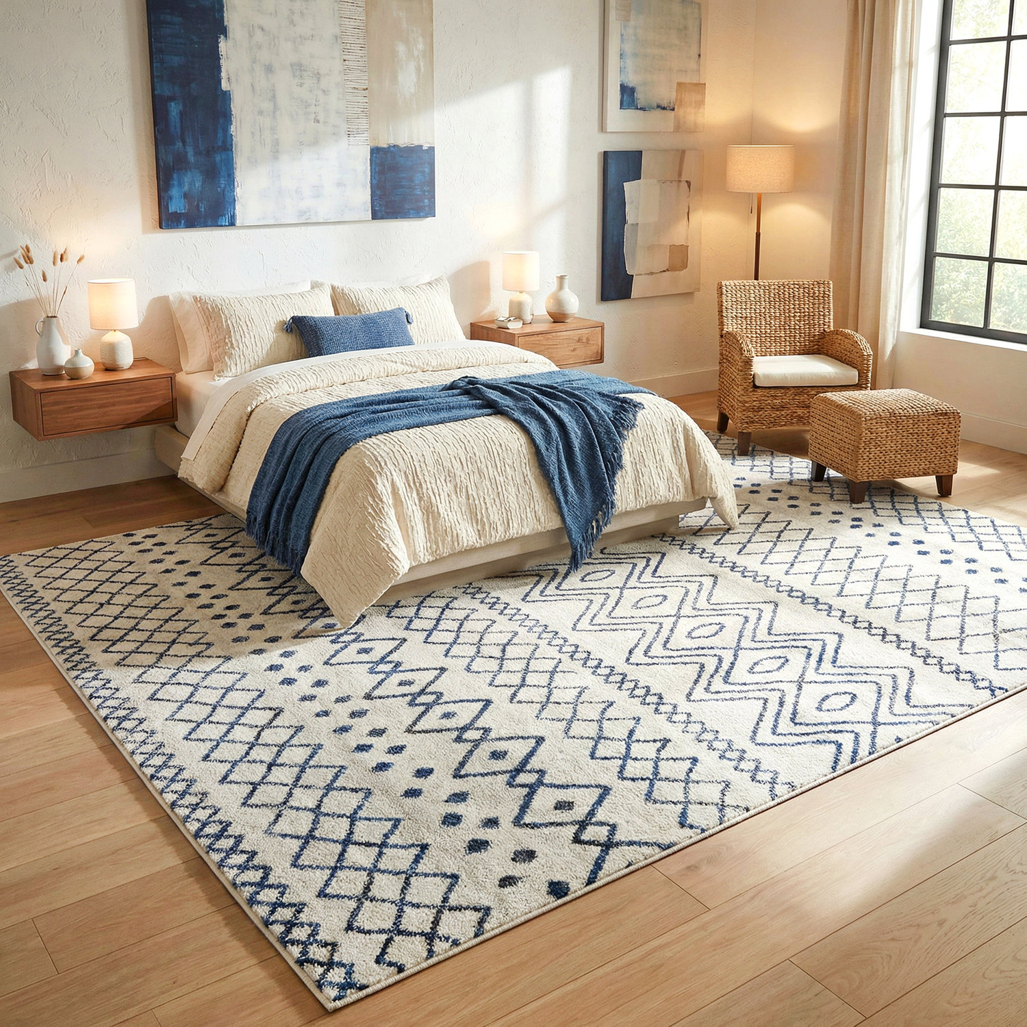 Alcee Scandi Round Rug