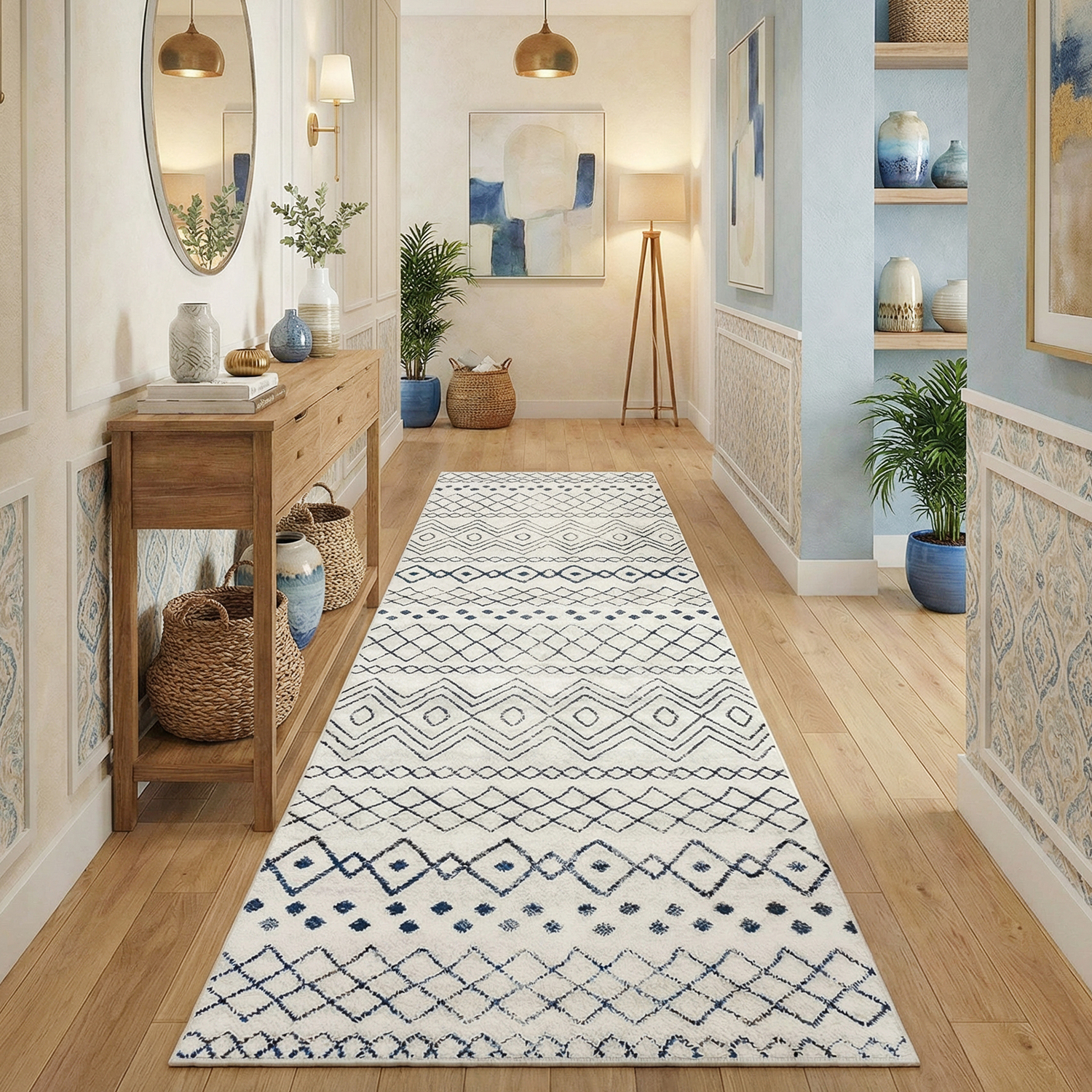 Alcee Scandi Round Rug