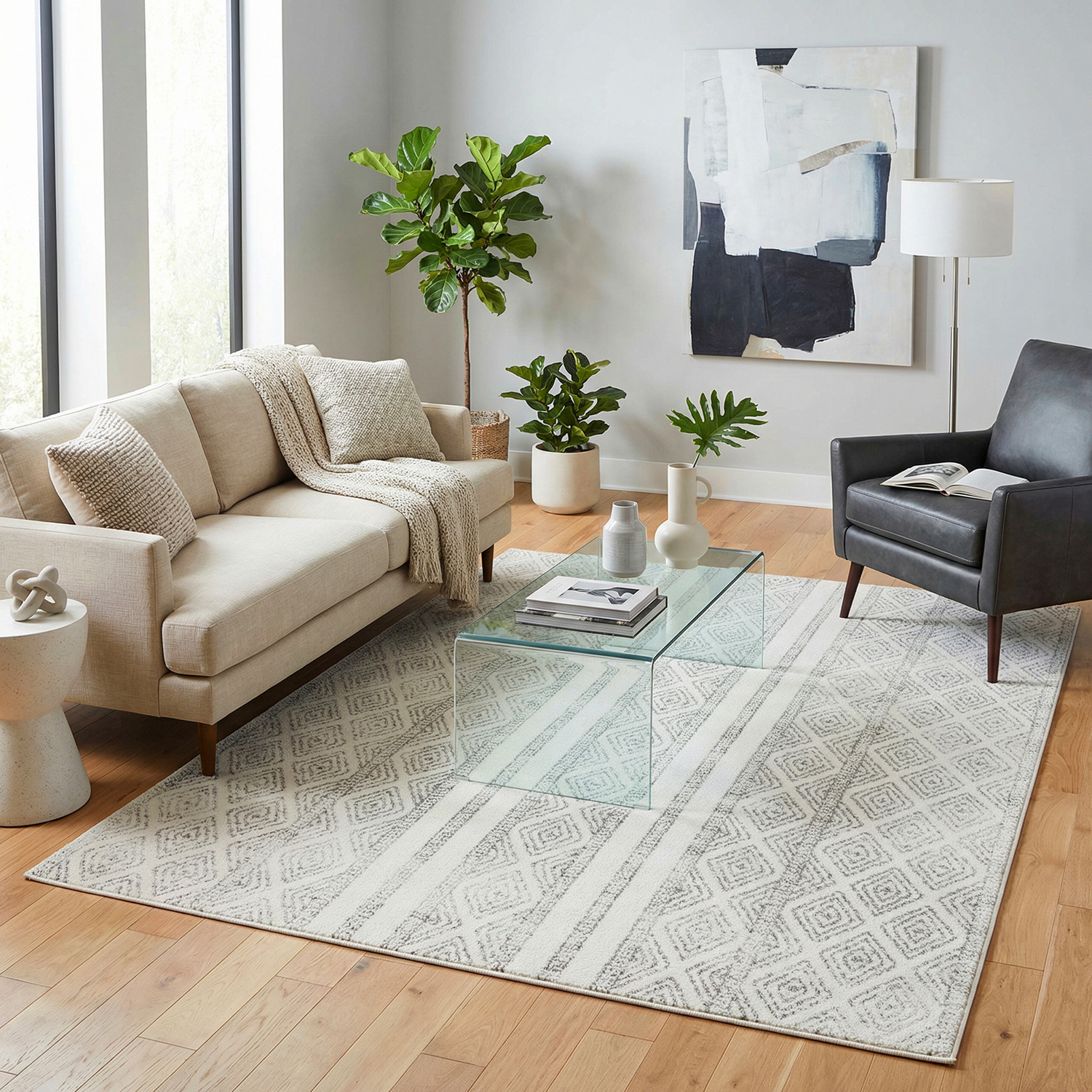 Alegra Hamptons Round Rug