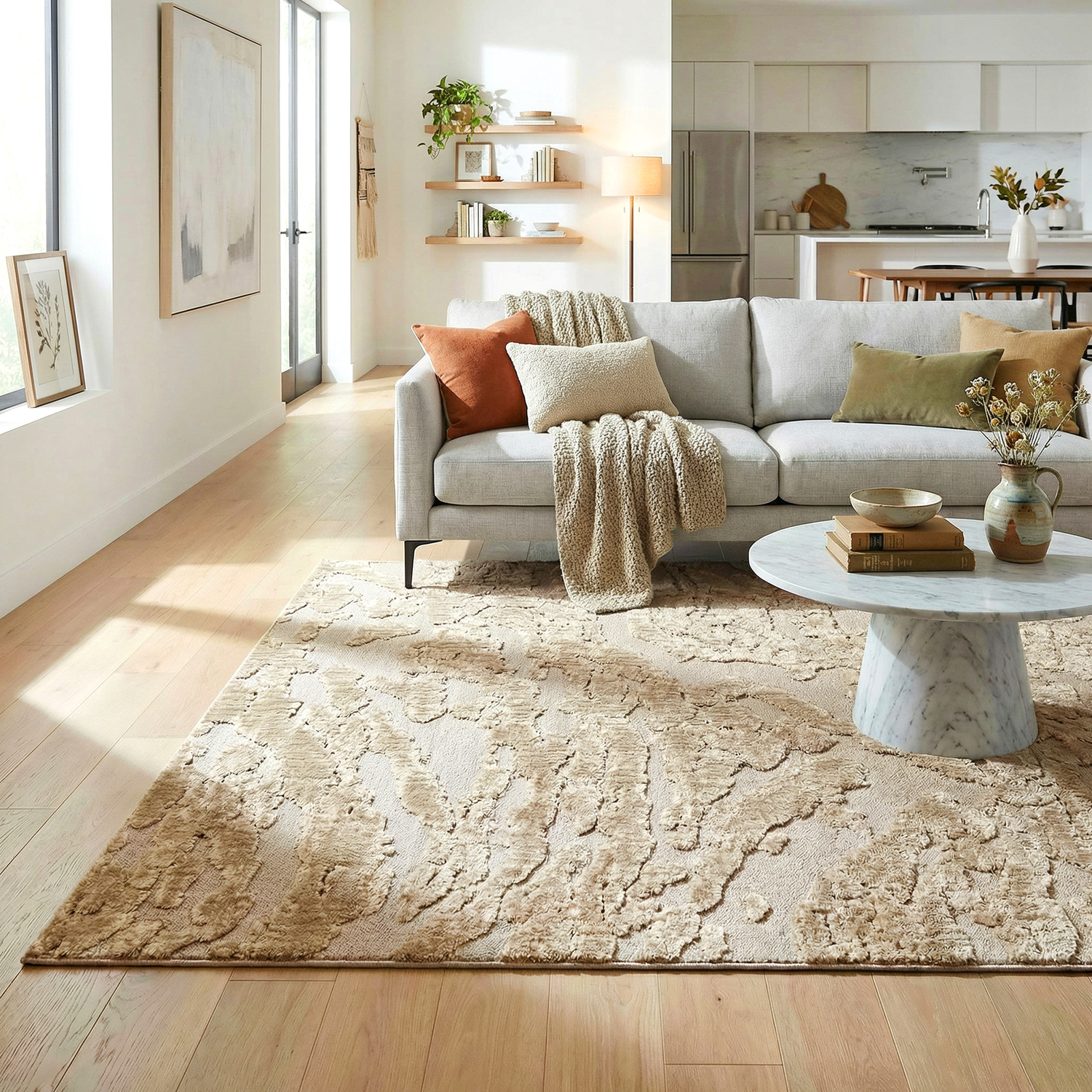 Latte Claire Rug