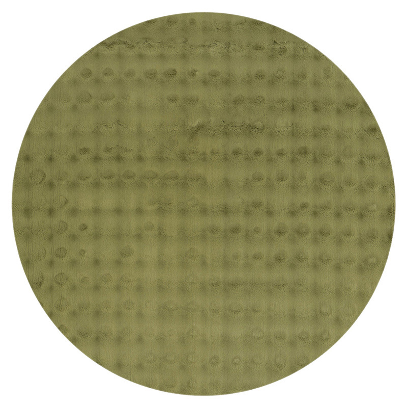Bubble Machine Washable Round Rug