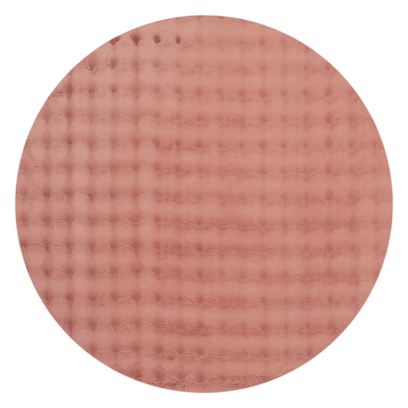 Bubble Machine Washable Round Rug