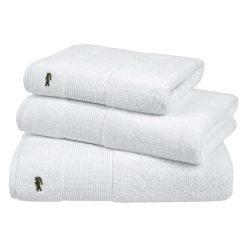 Lacoste Le Croco Cotton Bathroom Towel