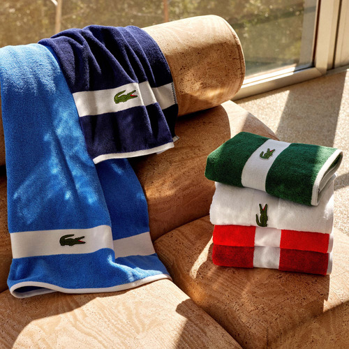 Lacoste Casual Cotton Bathroom Towel