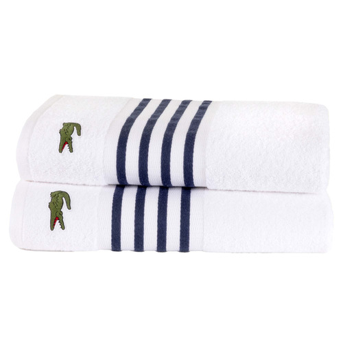 Lacoste Courtli Cotton Bathroom Towel