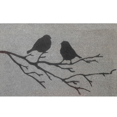 Solemate Door Mats Birds on Branch Coir Doormat Temple & ster