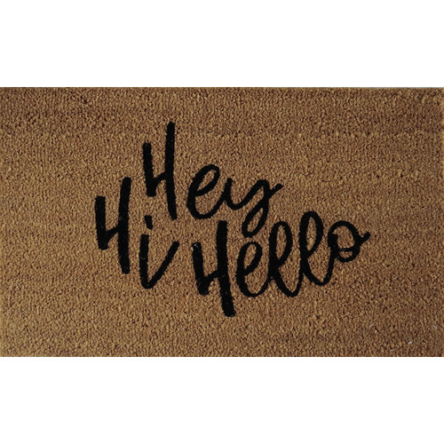 Solemate Door Mats Hey Hello Doormat Temple & ster