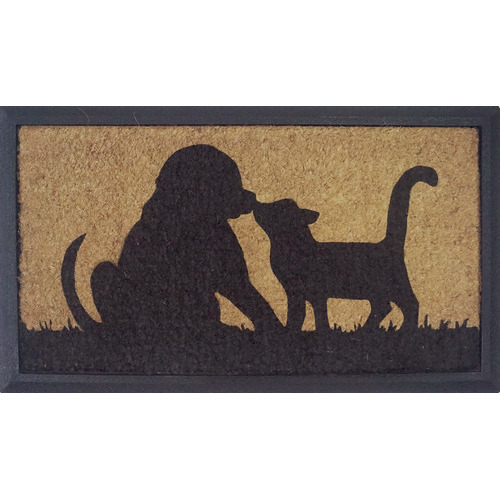 Dog & Cat Shadow Doormat