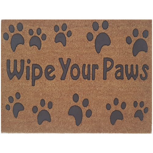 Wipe Your Paws Coir Doormat