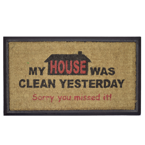 Rubber and Coir CleanYesterday Door Mat
