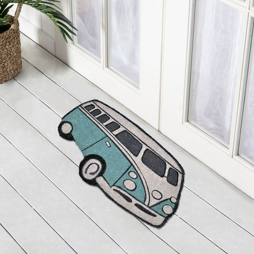 Green Kombi Coir Doormat