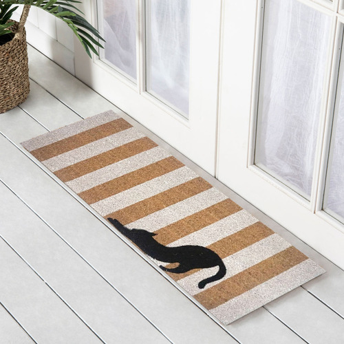 Solemate Door Mats Cat Striped Coir Doormat & Reviews Temple & ster