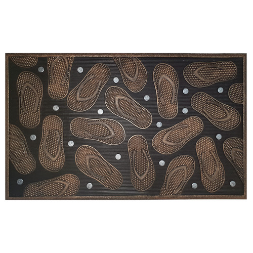 Copper Thongs Rubber Doormat