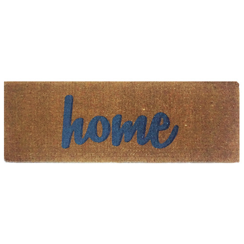 Blue Home Hand-Woven Coir Doormat