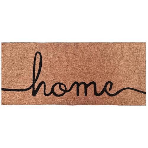 WelcomeWeave Home PVC Backed Coconut Coir Doormat | Temple & Webster