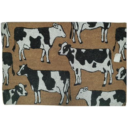 Country Dairy Cows Outdoor Doormat