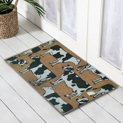 Country Dairy Cows Outdoor Doormat