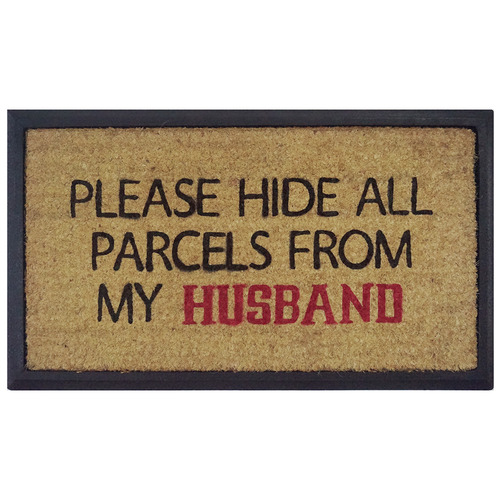 Brown Husband Coir Doormat