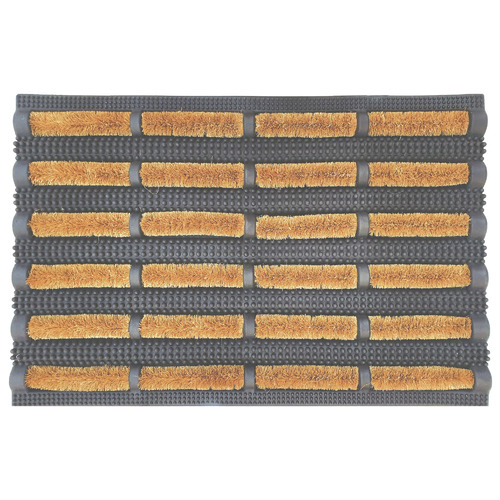 Brush Rubber & Coir Doormat