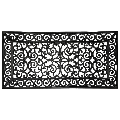 60cm Rubber Filigree Door Mat