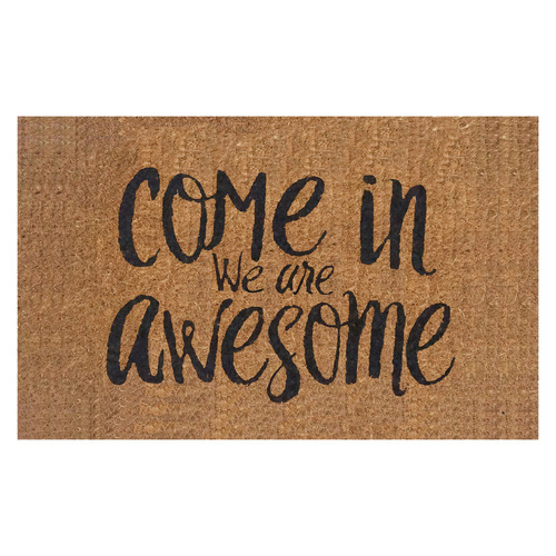 Awesome Premium Hand-Loomed Coir Outdoor Doormat