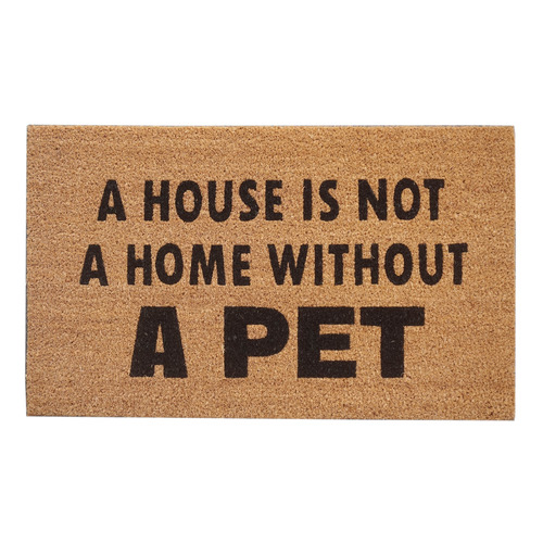 Home without A Pet Coconut Coir Doormat