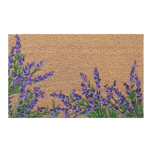 Lavender Bush Coconut Coir Doormat