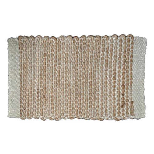 Light Grey Bubble Jute & Coconut Coir Doormat