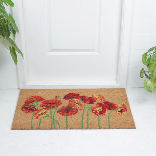 Altheia Poppies Doormat