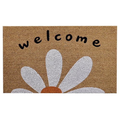 Welcome Daisy Coir Doomat
