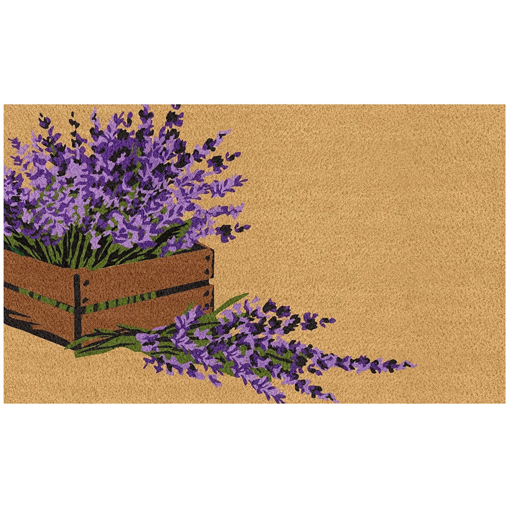 Lavender Box Coir Doormat