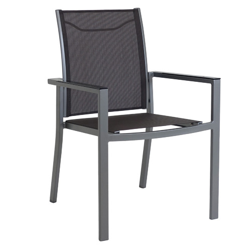 Portsea Aluminium Outdoor Sling Dining Chair Temple & ster